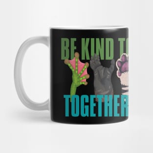 Vegan Be Kind To Every Kind Together As Friends Mug